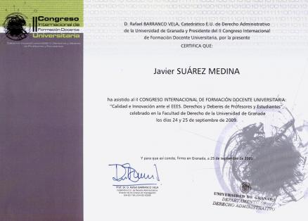 Certificado asistente